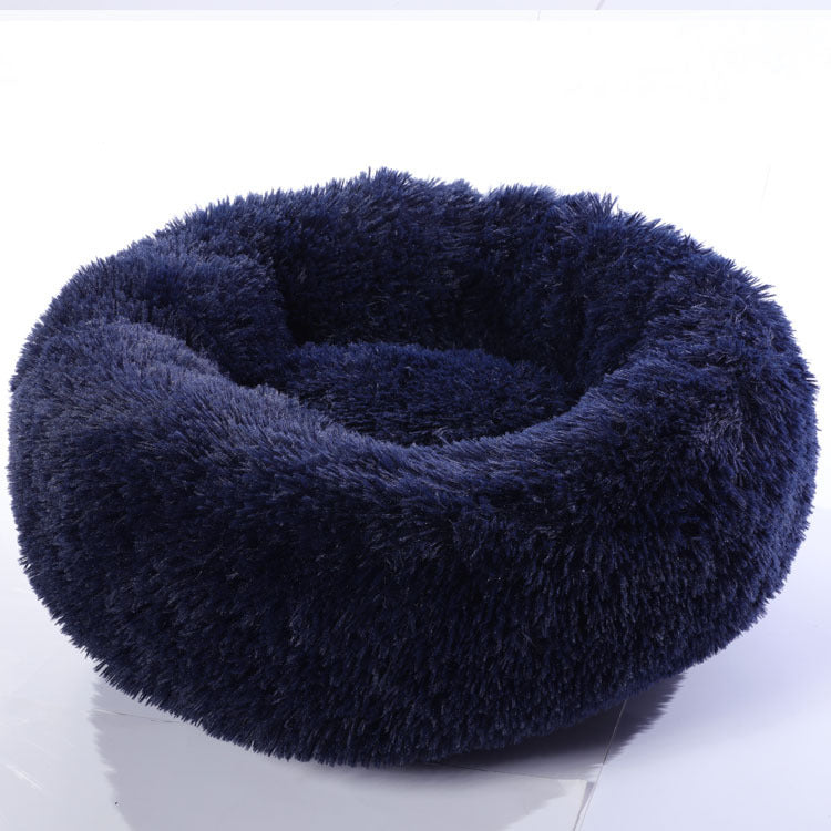 Paniers Ronds en Peluche pour Petits Chiens