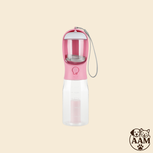 Bouteille pour animaux de compagnie 3 en 1