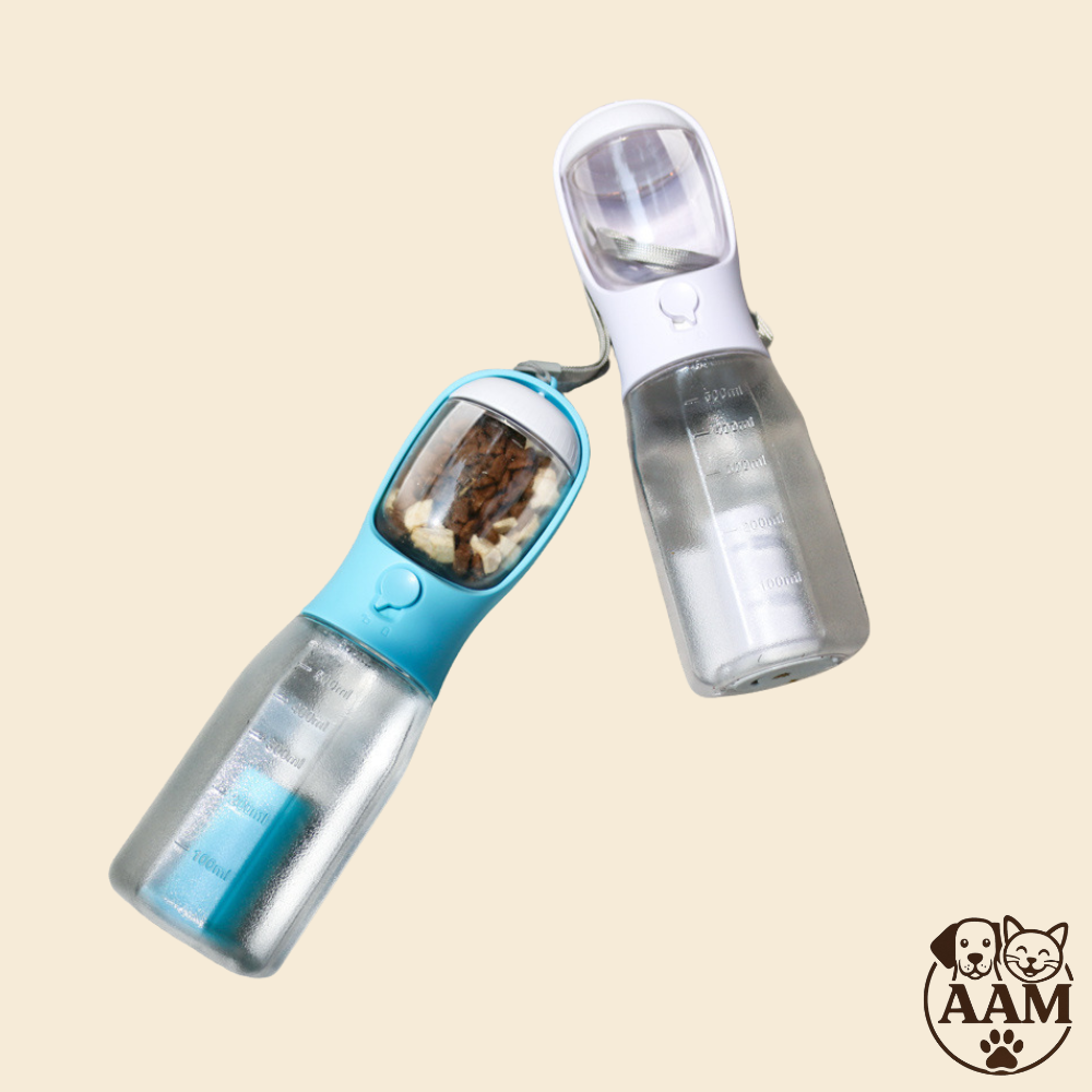 Bouteille pour animaux de compagnie 3 en 1