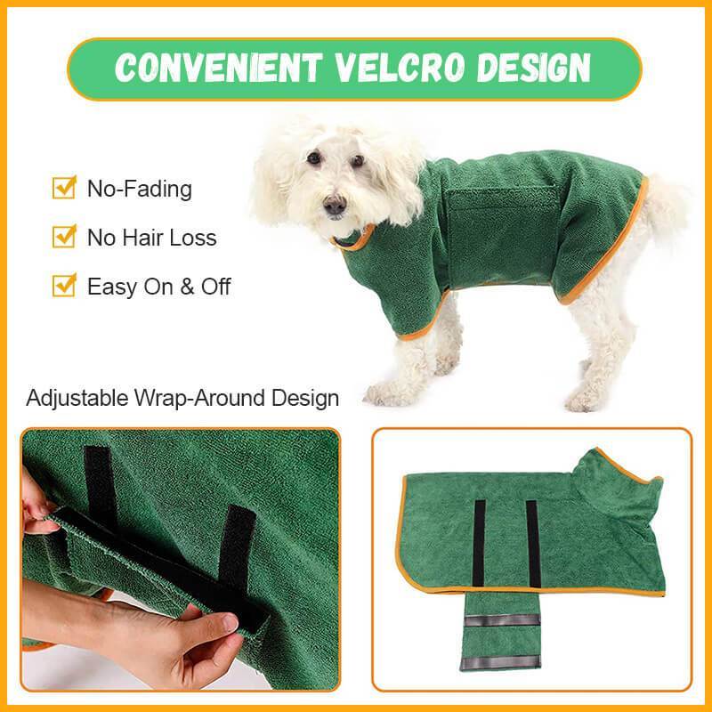 Peignoir Absorbant pour Animaux de Compagnie