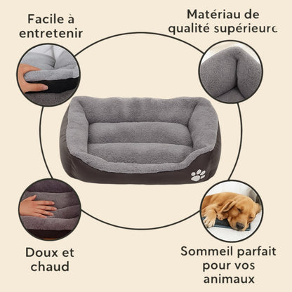 Tapis coussin polaire pour animaux de compagnie quatre saisons
