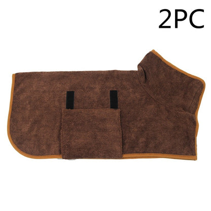 Peignoir Absorbant pour Animaux de Compagnie